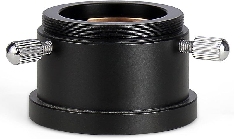 Celticbird محول تلسكوب 1.25" M42x0.75 إلى محول 1.25 بوصة مع براغي تثبيت مزدوجة وحلقة ضغط - Image 2